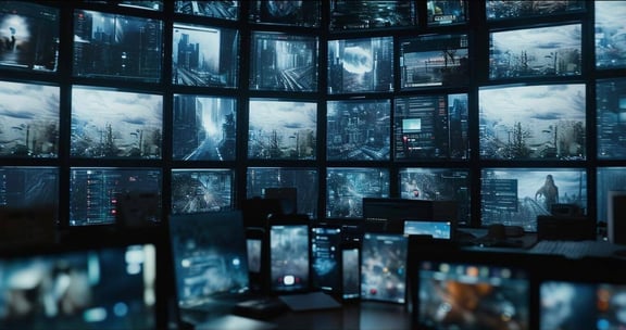 we see a lot of screens, iphones, computers showing the same image-1